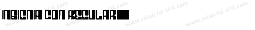 Insignia Com Regular字体转换